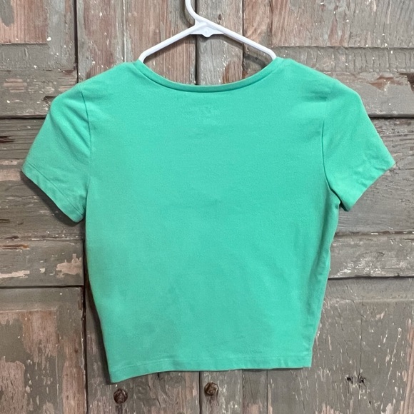 Wild Fable Mint Green Crop Top - Picture 2 of 3